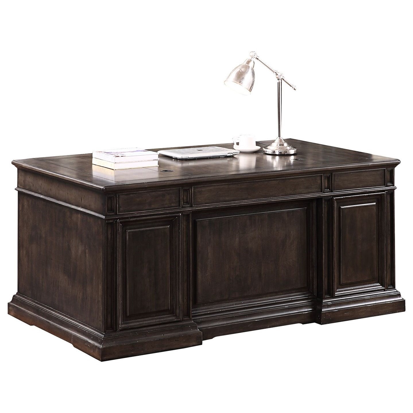 Parker House Washington Heights WAS4803 Transitional Double Pedestal Executive Desk Suburban